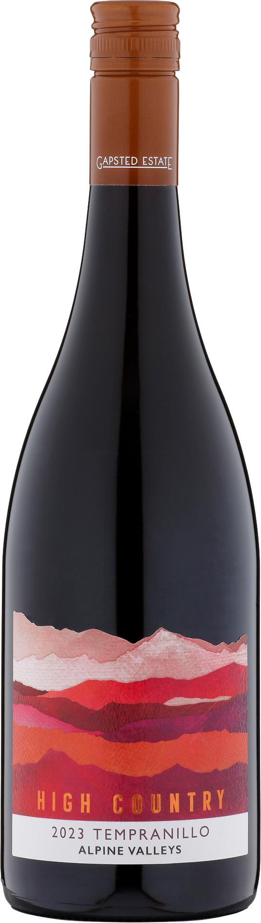 Gapsted Estate High Country Tempranillo 2023 bottle — Alpine Valleys